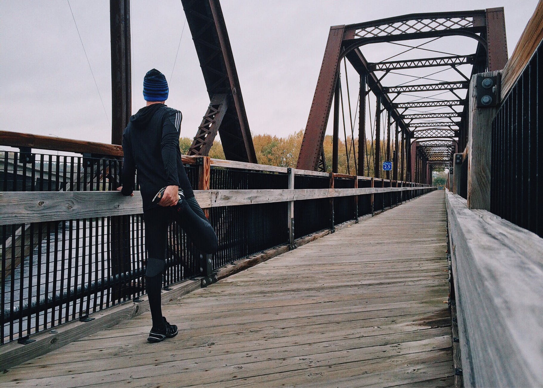 adult architecture athlete boardwalk